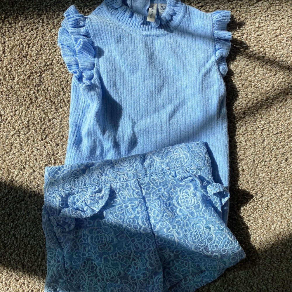 12-18 Months Blue Matching Set Janie&Jack